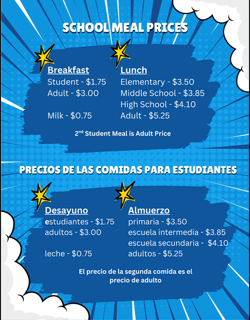  School Meal Prices